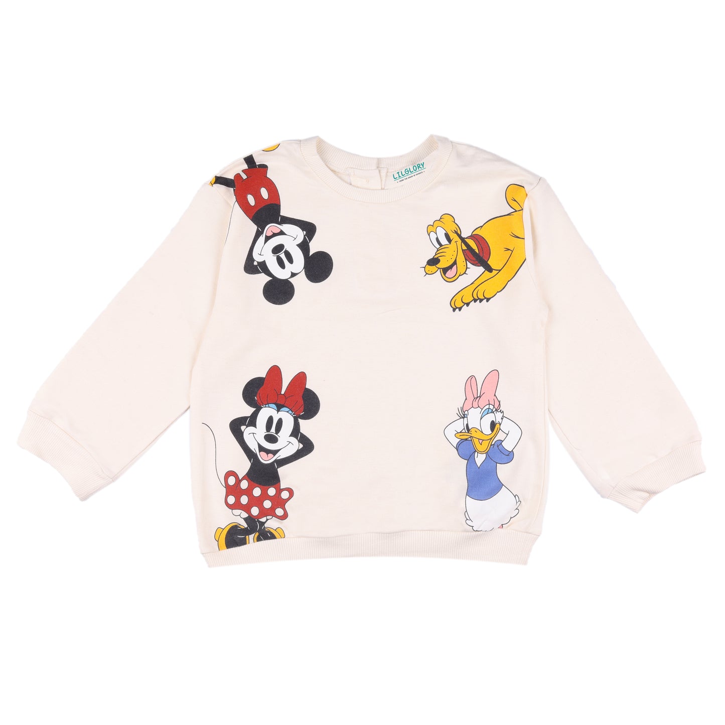 Disney Character Printed Baby Girl Travelling Warmer And Loungewear Set
