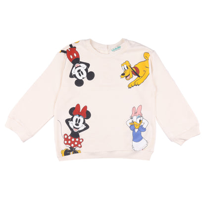 Disney Character Printed Baby Girl Travelling Warmer And Loungewear Set