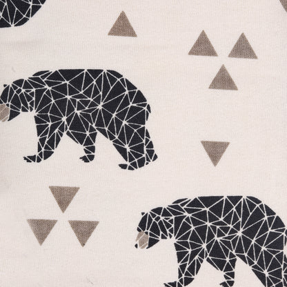 Bear In Jungle Baby Unisex Knitted Travelling Warmer And Loungewear Set with Belly Pocket