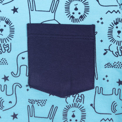 Animal Kingdom Baby Unisex Knitted Travelling Warmer And Loungewear Set