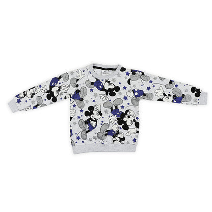 Disney Mickey Mouse Glitter Travelling And Outing Warm Wear Sweatshirt