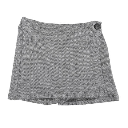 Grey Buttoned Skirt Style Girl Shorts