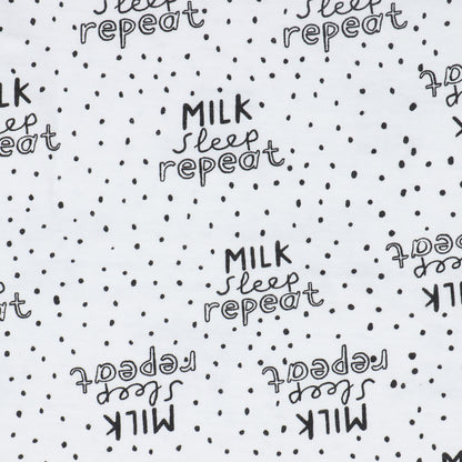 Redtag Milk Sleep Repeat Boys T Shirt