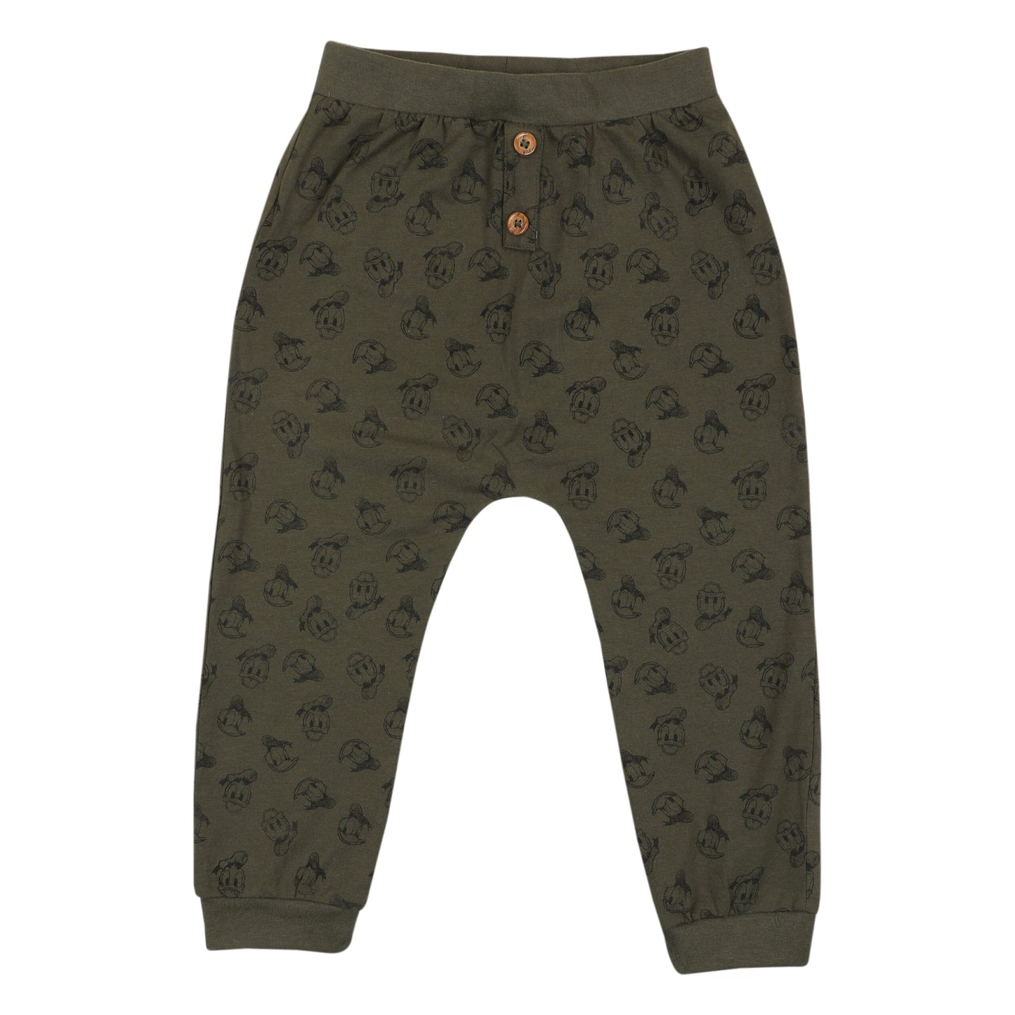 Disney Donald Duck Print Diaper Pants And Unisex Joggers