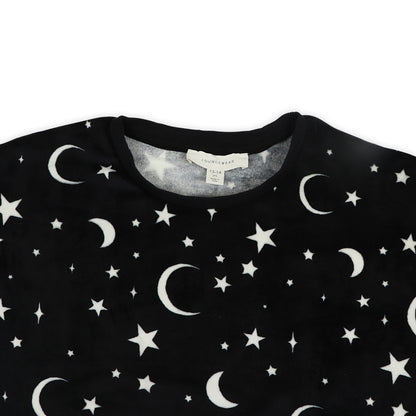 Love You To Moon And Back Velour Unisex Velvet Pullover Sweatshirt