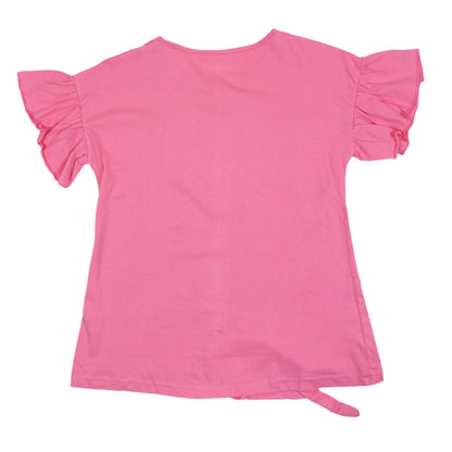 Marzipan Heart Sequin Girls Causal Top