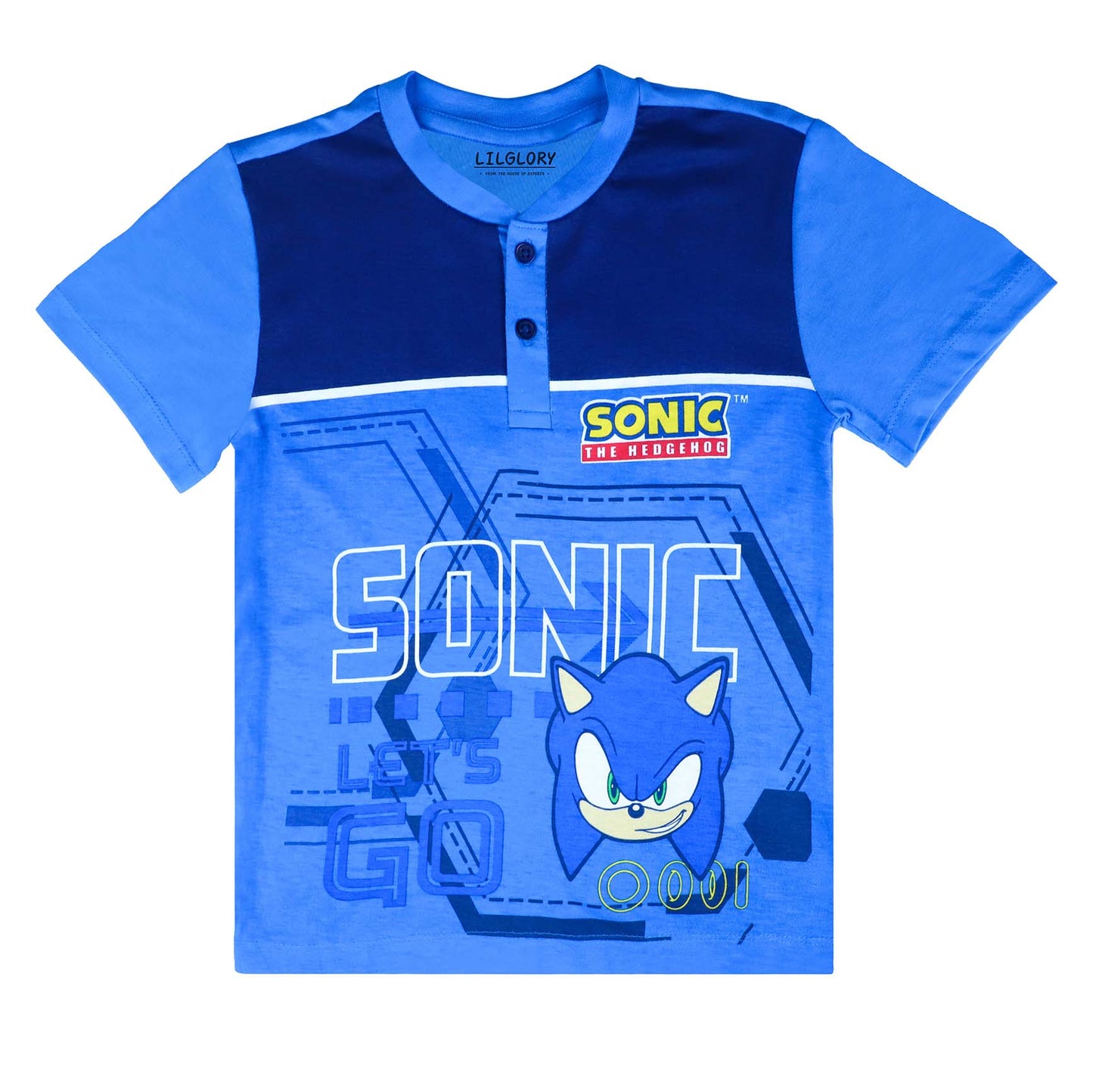 Sonic The Hedgehog Playwear T Shirt And Shorty Set