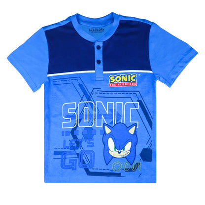 Sonic The Hedgehog Playwear T Shirt And Shorty Set