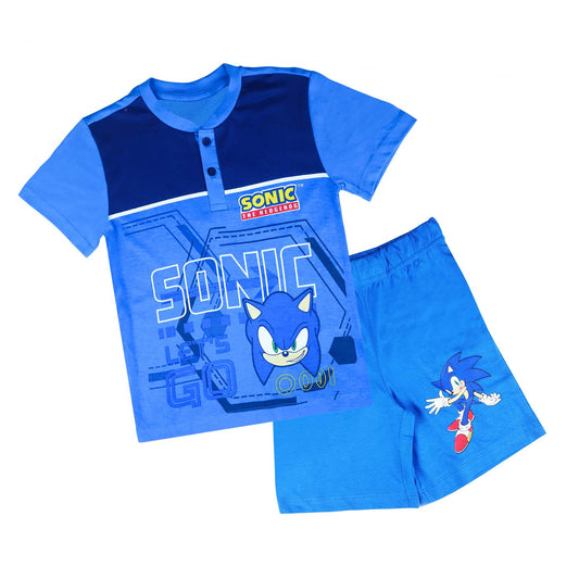 Sonic The Hedgehog Playwear T Shirt And Shorty Set