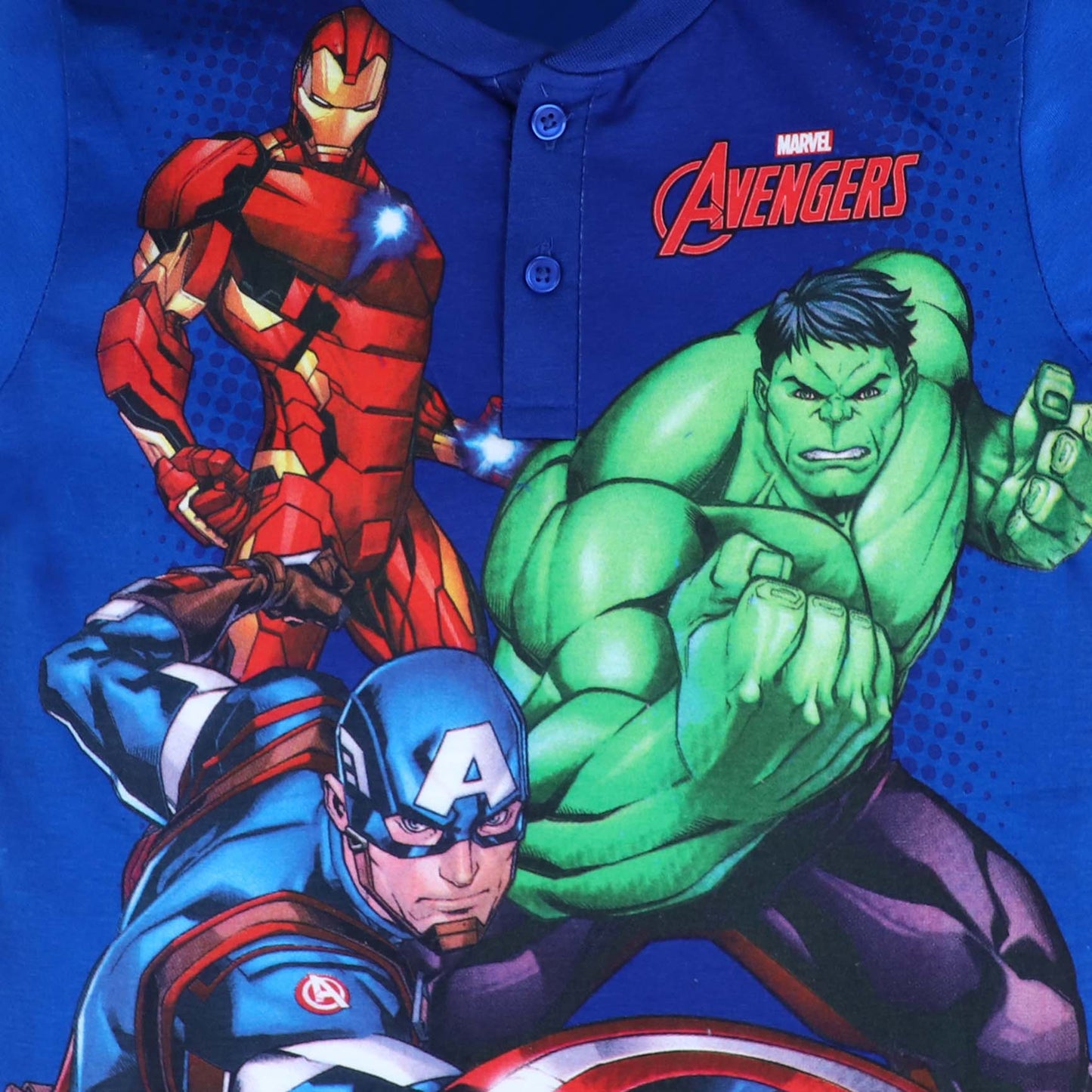 Marvel Avengers Super hero Playwear T Shirt And Shorty Set