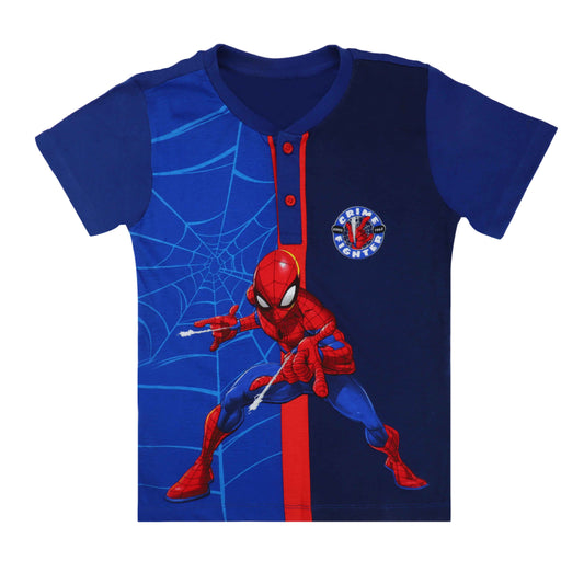 Marvel Spiderman Super hero Playwear T Shirt And Shorty Set