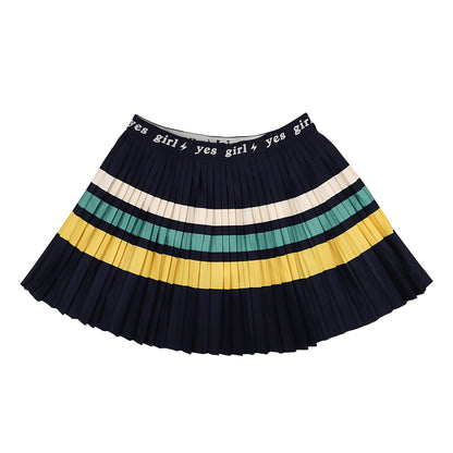 Yes Girl Multi Color Layered Skirt