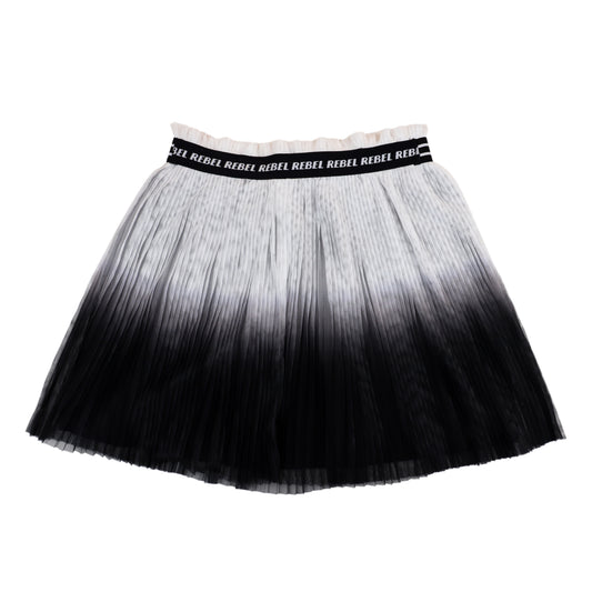 Rebel Net Fleece Flared Girls Tennis Style Skirt