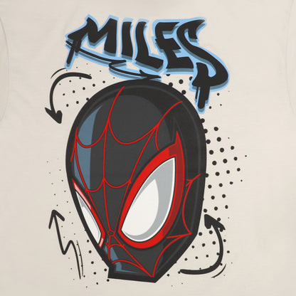 Marvel Spiderman Miles Double Printed Boys Outing T Shirt