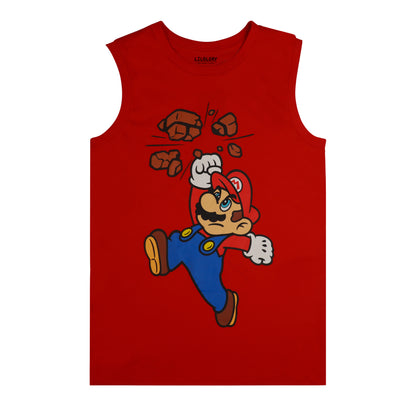 Super Mario Racerback Boys Vest