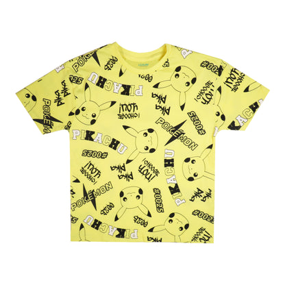 Pika Pokemon Printed Outing Boys T Shirt