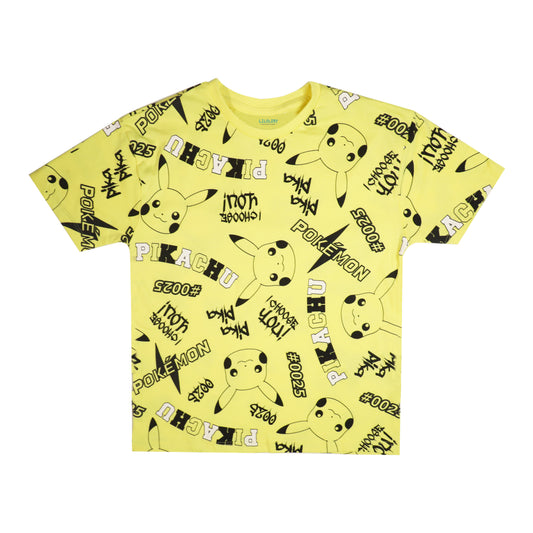 Pika Pokemon Printed Outing Boys T Shirt
