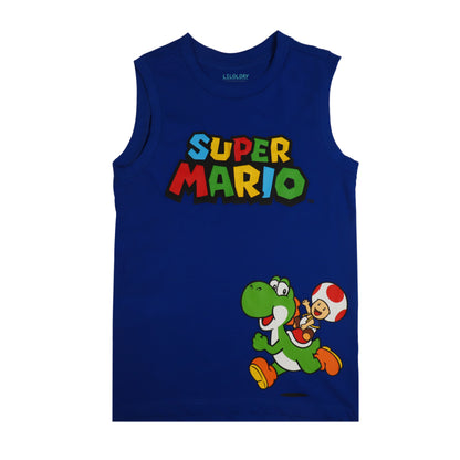 Super Mario Racerback Boys Vest
