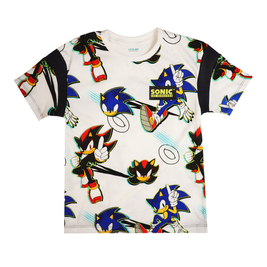 Sonic The Hedgehog All Over Printed Outing T Shirt