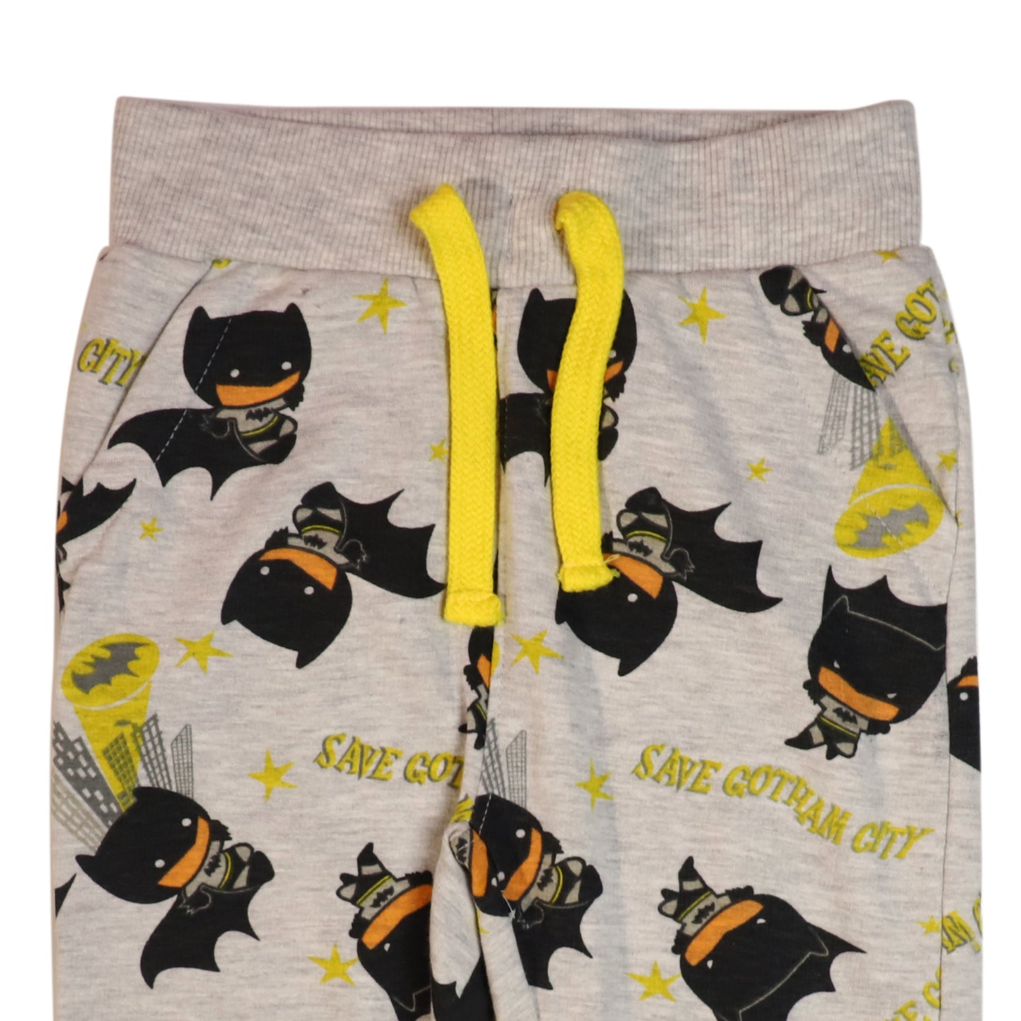 Batman Printed Multi Purpose Joggers With Drawstring Waist And Insert Pockets