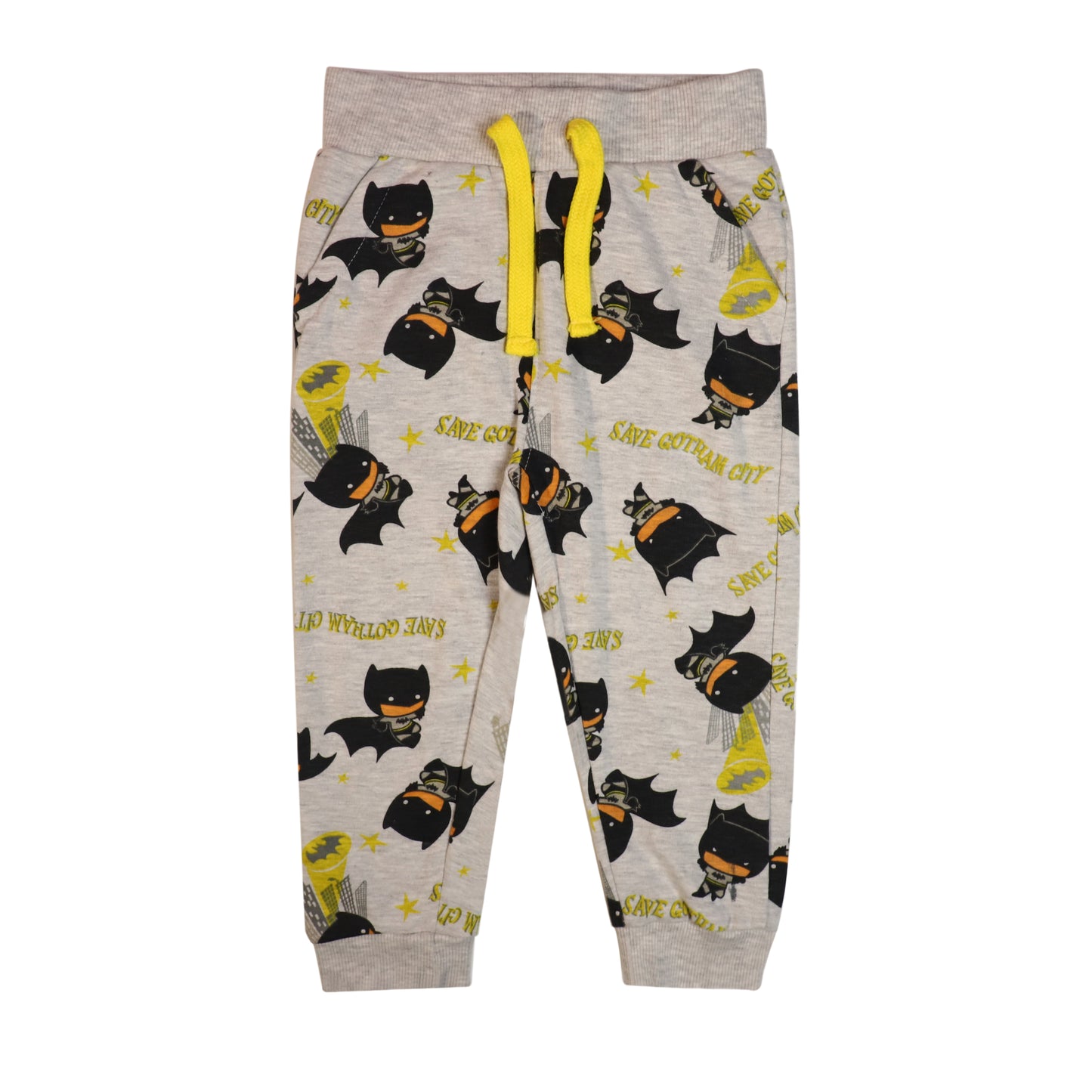 Batman Printed Multi Purpose Joggers With Drawstring Waist And Insert Pockets