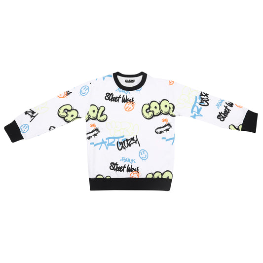 Cool And Crazy Unisex Printed Pullover Sweatshirt