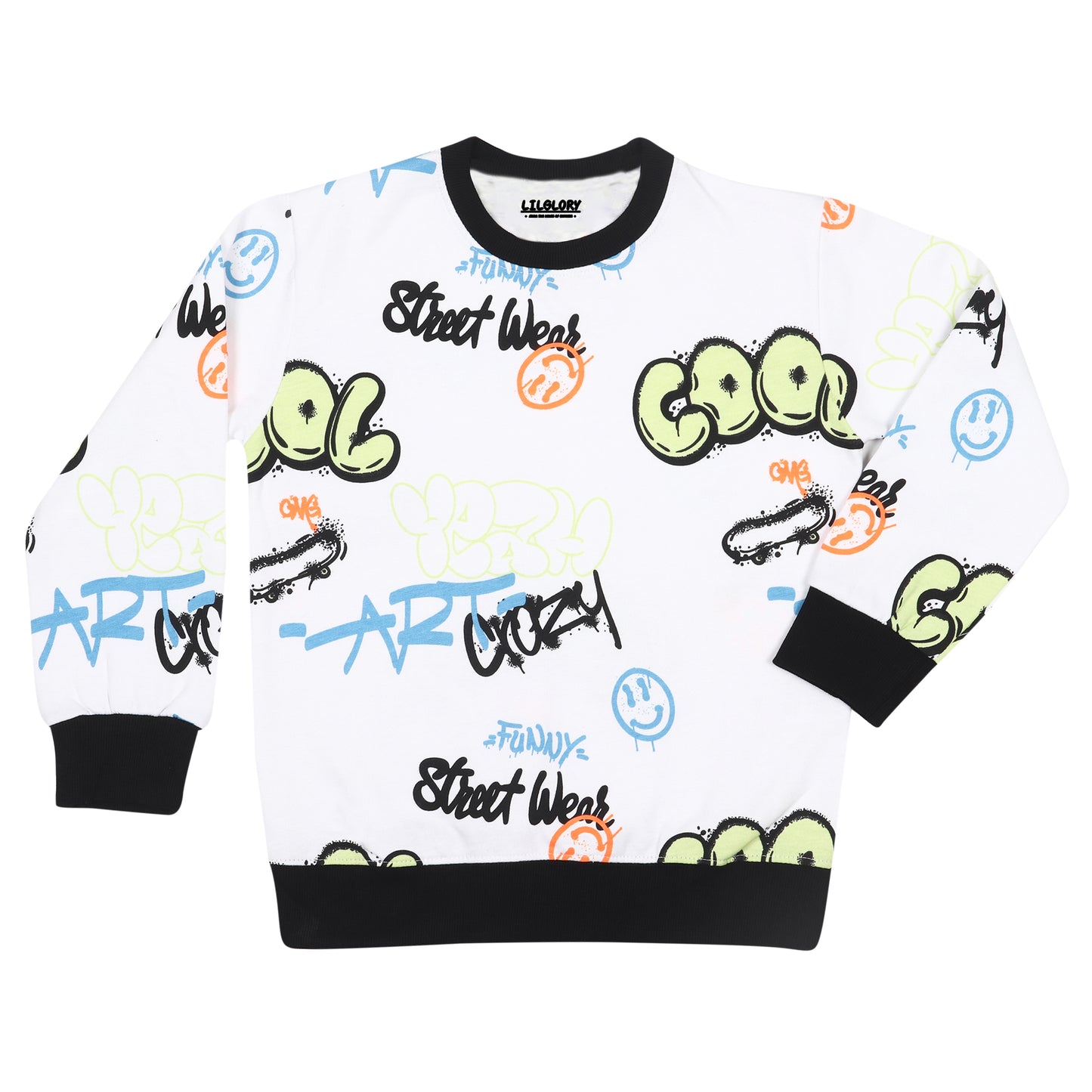 Cool And Crazy Unisex Printed Pullover Sweatshirt