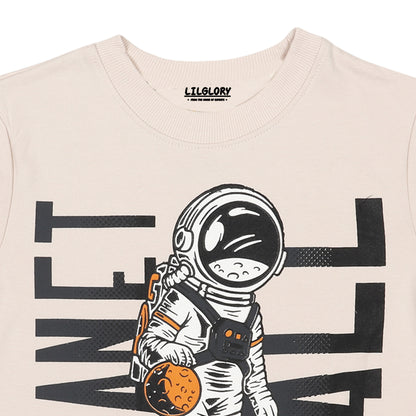 Planet Ball Lets Play Unisex Printed Pullover Sweatshirt