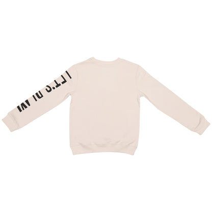 Planet Ball Lets Play Unisex Printed Pullover Sweatshirt