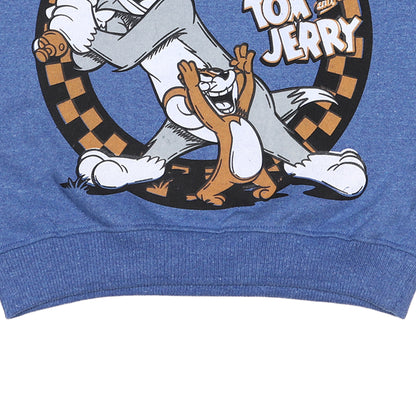 Tom And Jerry  Lets Play Boys Printed Pullover Sweatshirt