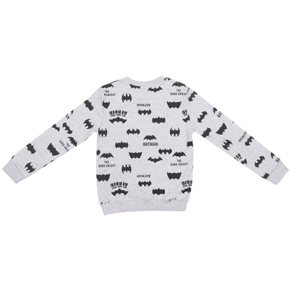 DC Batman Boys Printed Pullover Sweatshirt