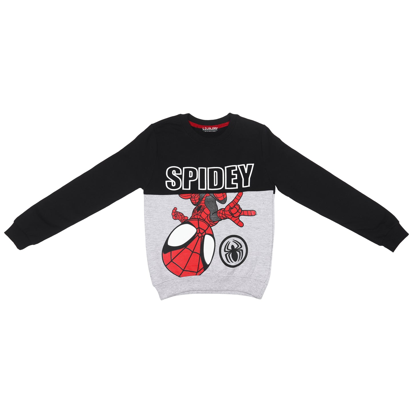 Marvel Spidey Boys Printed Pullover Sweatshirt