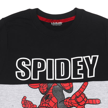 Marvel Spidey Boys Printed Pullover Sweatshirt