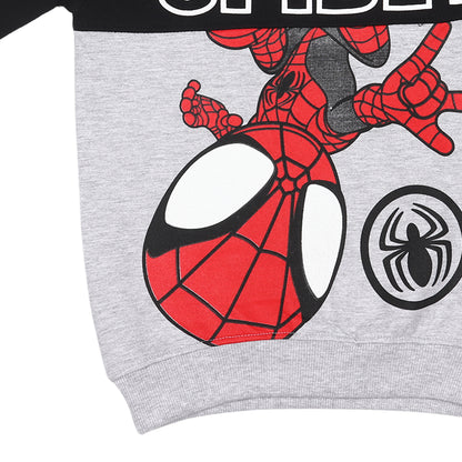 Marvel Spidey Boys Printed Pullover Sweatshirt