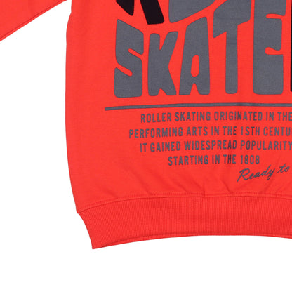 Real Skater Boys Printed Pullover Sweatshirt