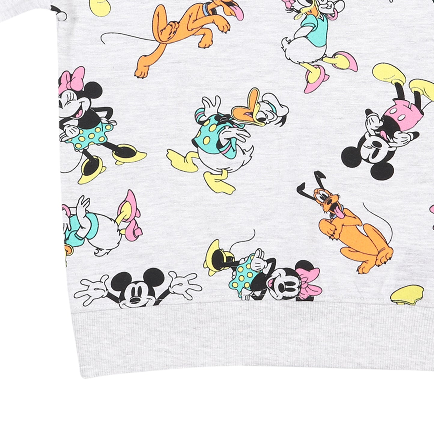 Disney Mickey And Friends Unisex Printed Pullover Sweatshirt