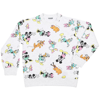Disney Mickey And Friends Unisex Printed Pullover Sweatshirt