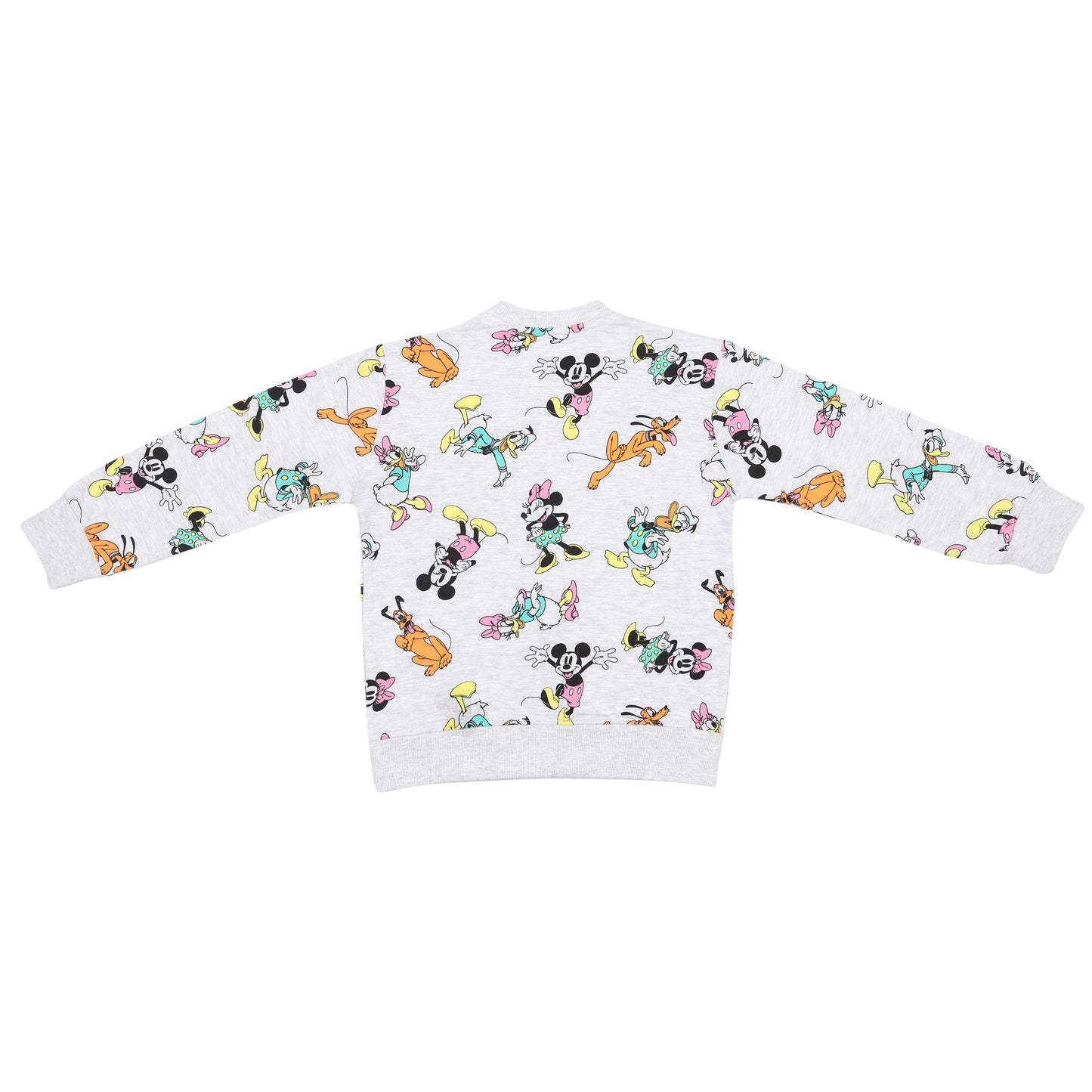 Disney Mickey And Friends Unisex Printed Pullover Sweatshirt