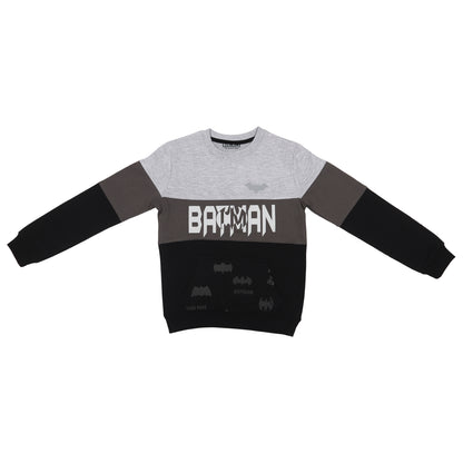 DC Batman Boys Printed Pullover Sweatshirt