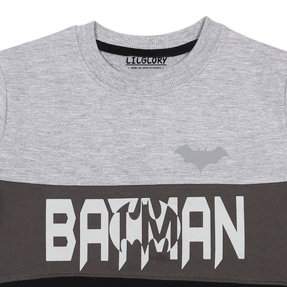 DC Batman Boys Printed Pullover Sweatshirt
