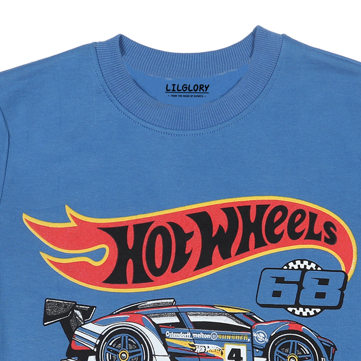 Hot Wheels Super Fast Boys Printed Pullover Sweatshirt