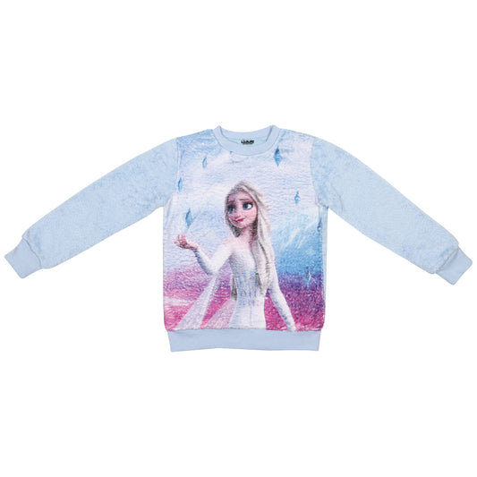 Disney Elsa Faux Fur Outing Sweatshirt