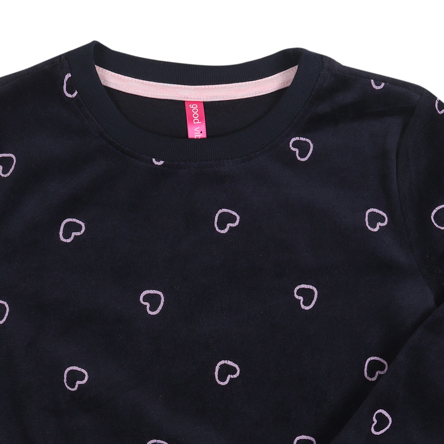 Ovs Girls Velvet Sweatshirt