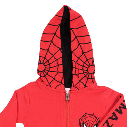 Spiderman Boys Hoodie And Travelling Zipper