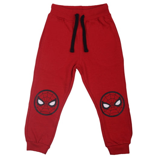 Marvel Spiderman On Knees Knitted Daily Kids Activewear And Jogger Sweatpants