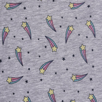 Flying Star Printed Girls Casual And Loungewear Legging