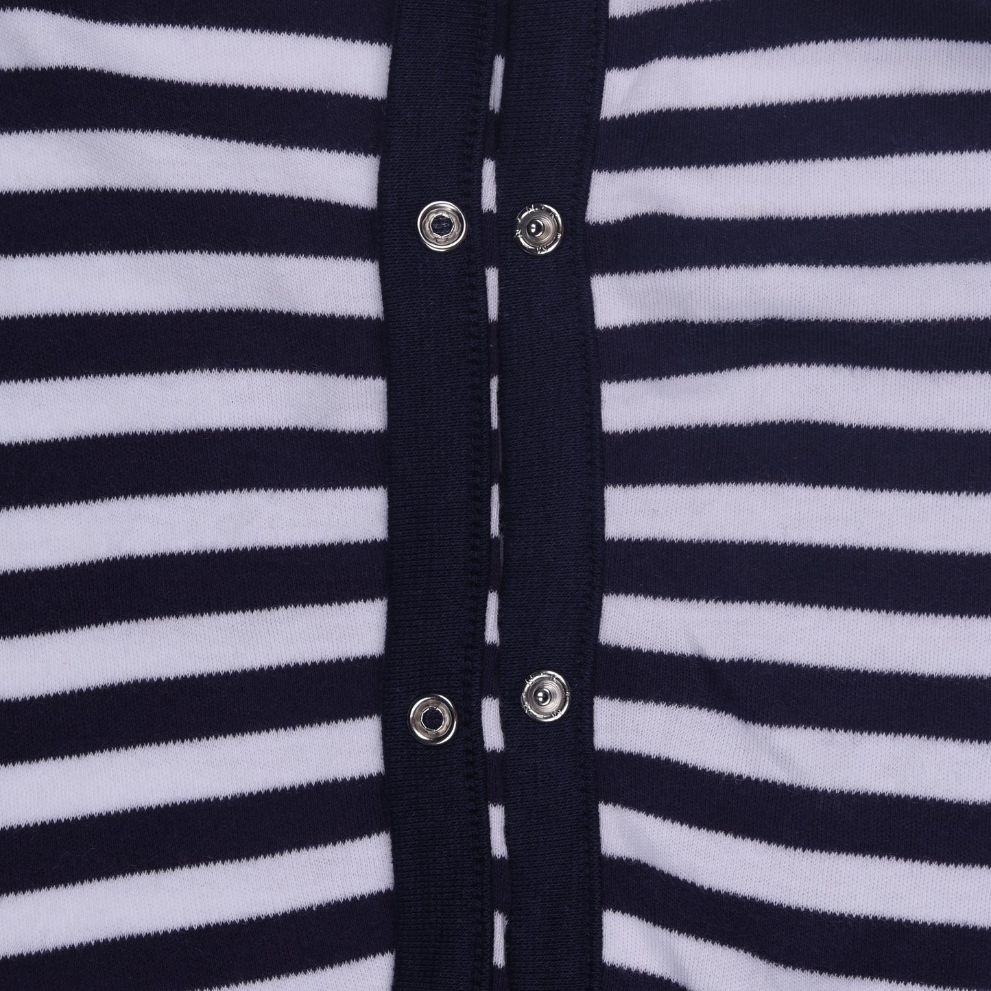 Blue Line Short Sleeve Foot Cover Rompers