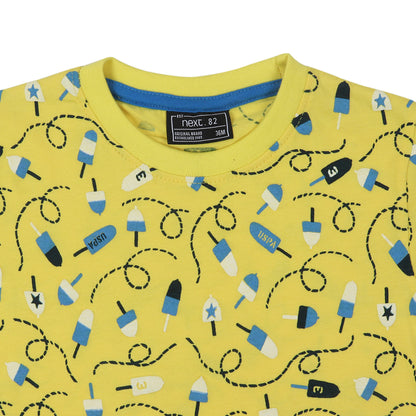 Yellow Ice Candy Boys T Shirt