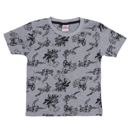 Marvel Super Hero Print Boys T Shirt
