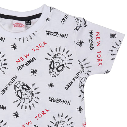 Marvel Spiderman Print Boys T Shirt